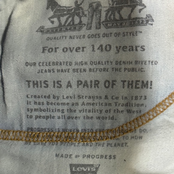 Levi’s Mens 505 Vintage Blue Denim Jeans 90s Sz 36x34 - Picture 5 of 7